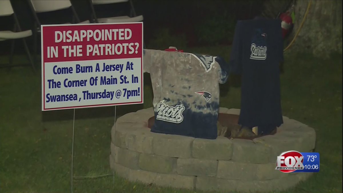 Swansea man organizes protest to burn Patriot jerseys - WPRI12