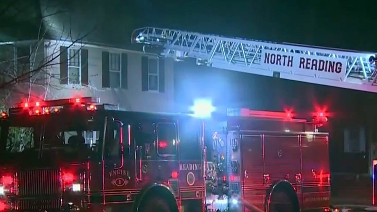 Firefighters battle multi-alarm blaze at home in Reading 