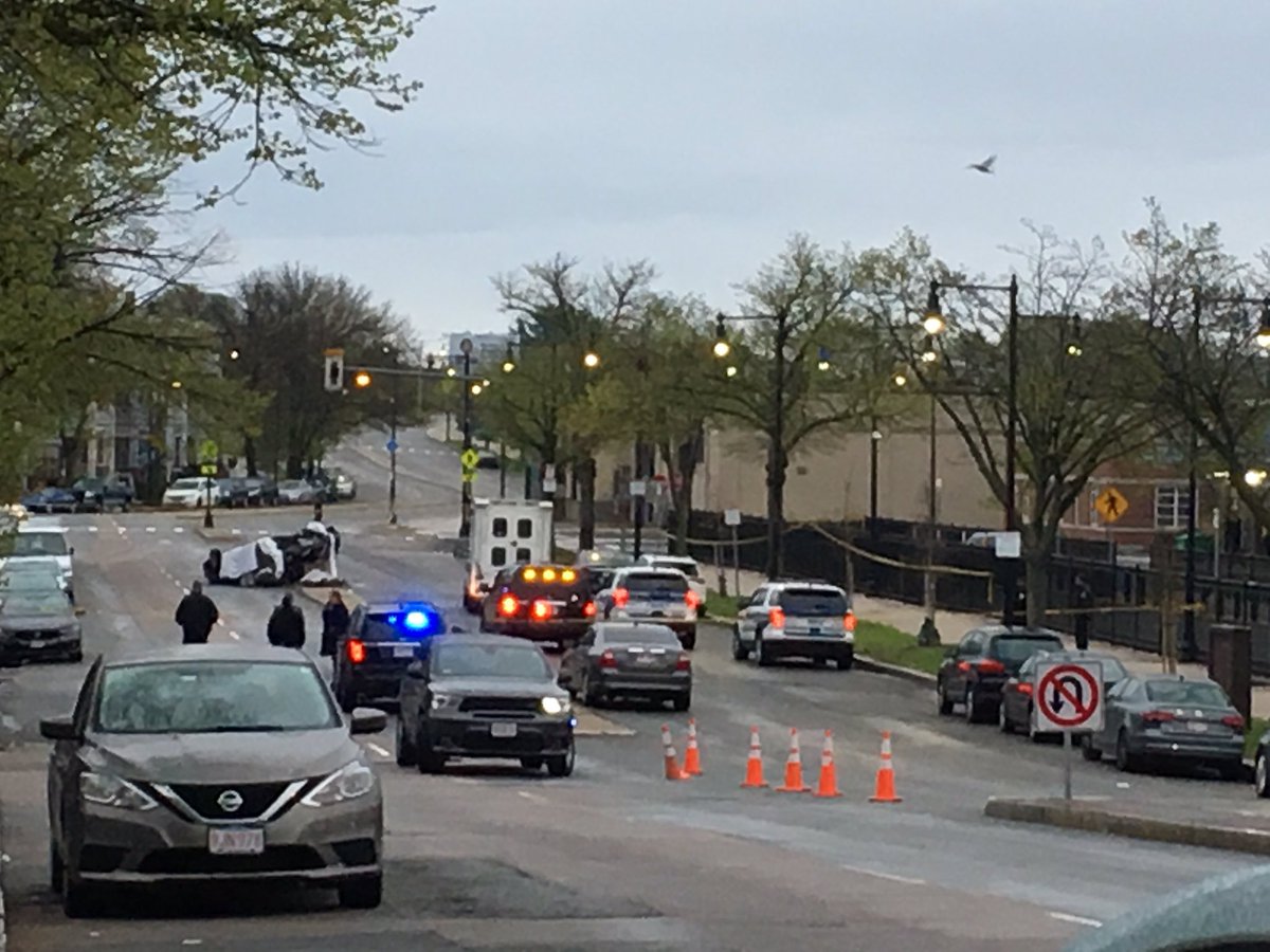 Police are investigating a serious car crash on Bennington St in East Boston, right across from the Orient Heights T Station. One person was transported to the hospital.