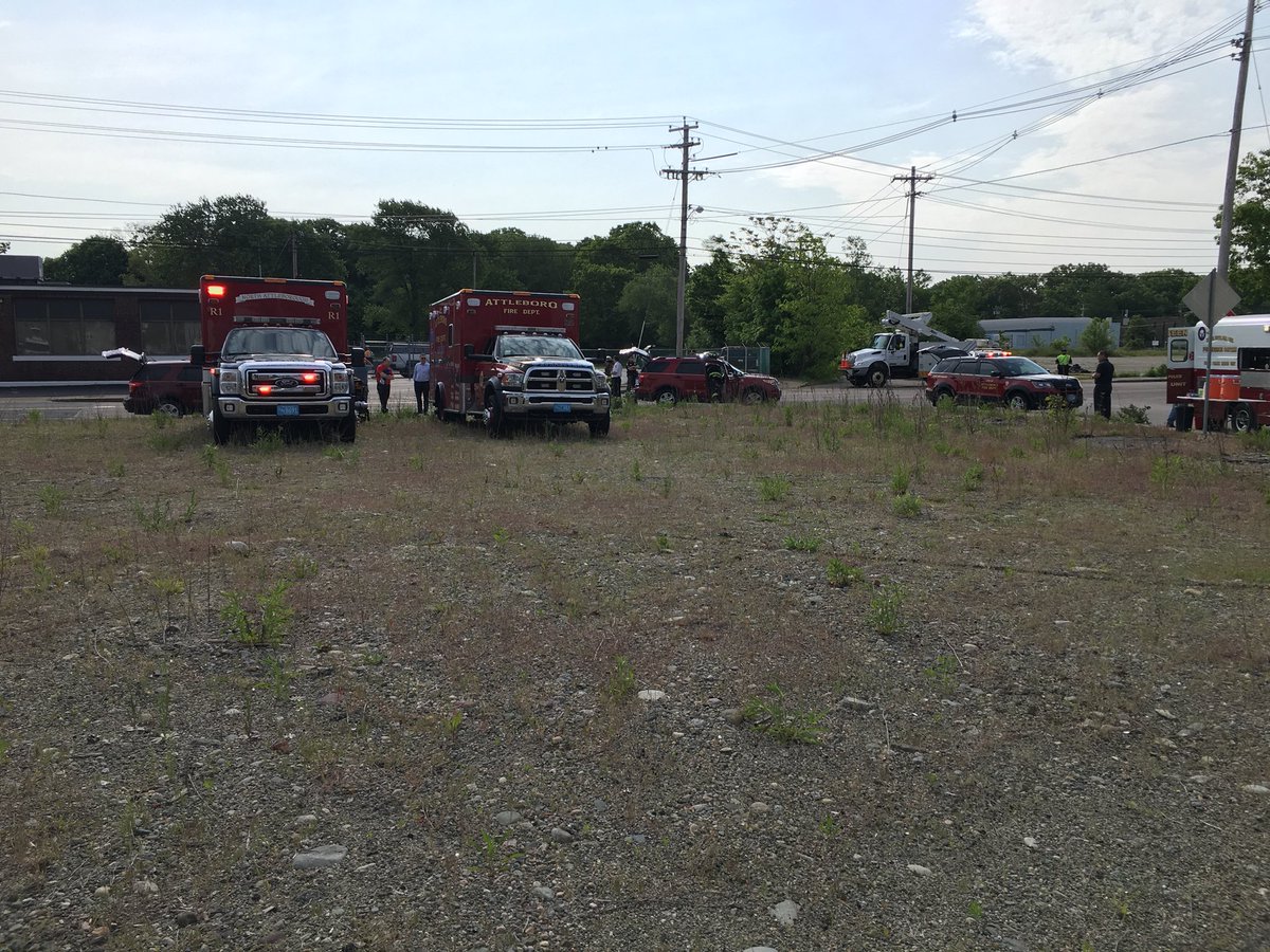 Attleboro Fire is working the scene of a possible chemical leak. This happening at the Marathon Co