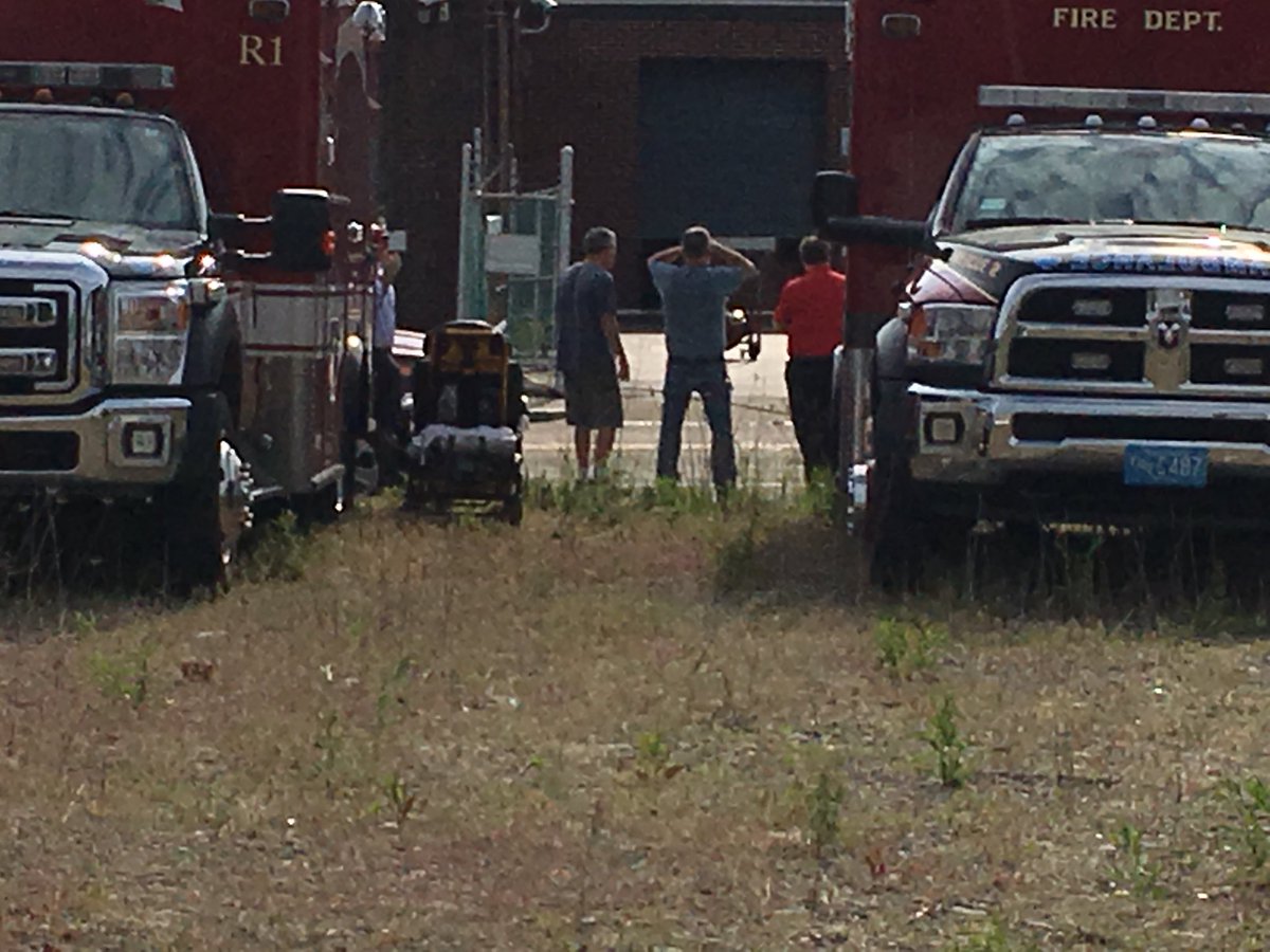 Attleboro Fire is working the scene of a possible chemical leak. This happening at the Marathon Co