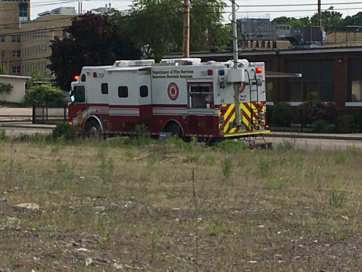 Attleboro Fire is working the scene of a possible chemical leak. This happening at the Marathon Co
