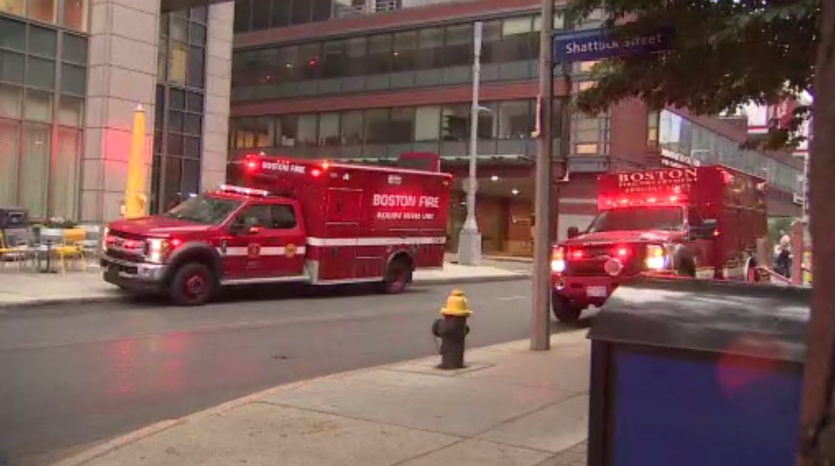 Firefighters in Boston are on scene of a Level 2 Hazmat incident on Shattuck St behind Brigham and Women's Hospital after a Waste Management truck spilled hydraulic fluid in the roadway. No injuries have been reported and cleanup is underway.  