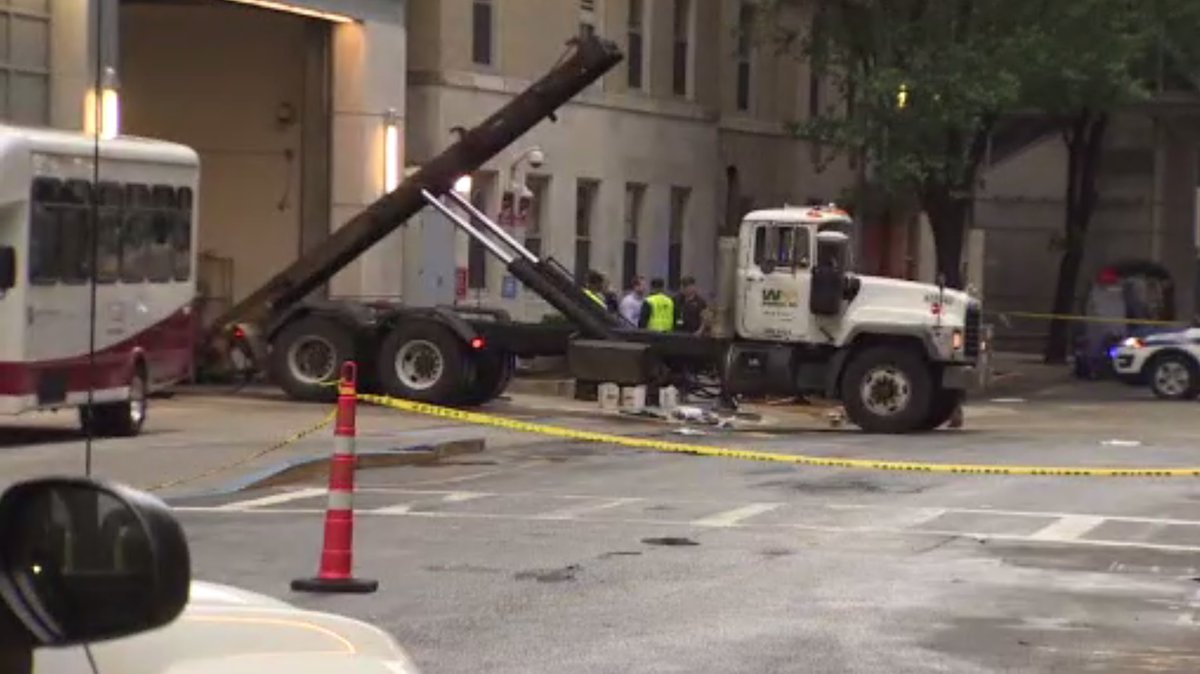 Firefighters in Boston are on scene of a Level 2 Hazmat incident on Shattuck St behind Brigham and Women's Hospital after a Waste Management truck spilled hydraulic fluid in the roadway. No injuries have been reported and cleanup is underway.  