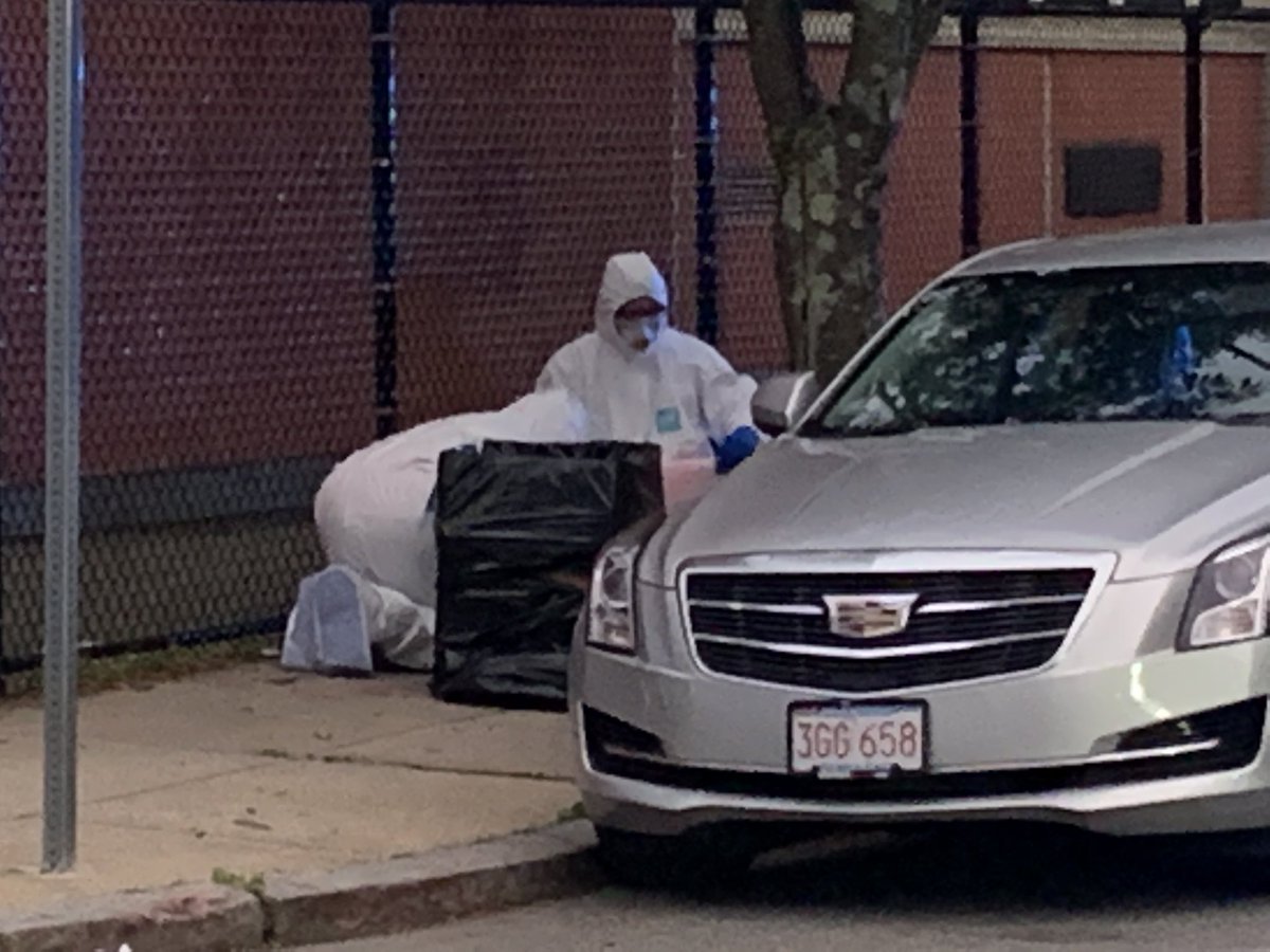 Boston police are investigating a deadly shooting that left two people dead in Jamaica Plain Monday night.