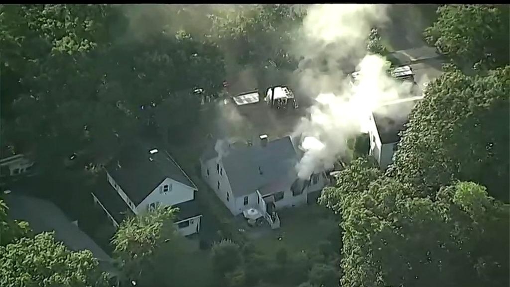 Firefighters battling 2-alarm fire in Brookline    
