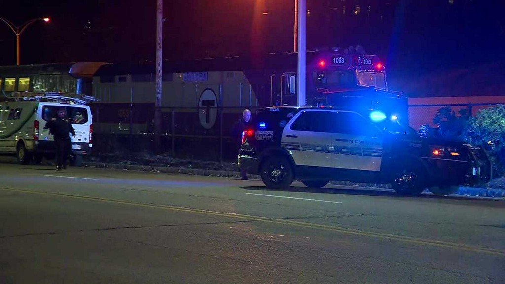 Police were investigating after a man was struck and killed by an MBTA Commuter Rail train Wednesday night.