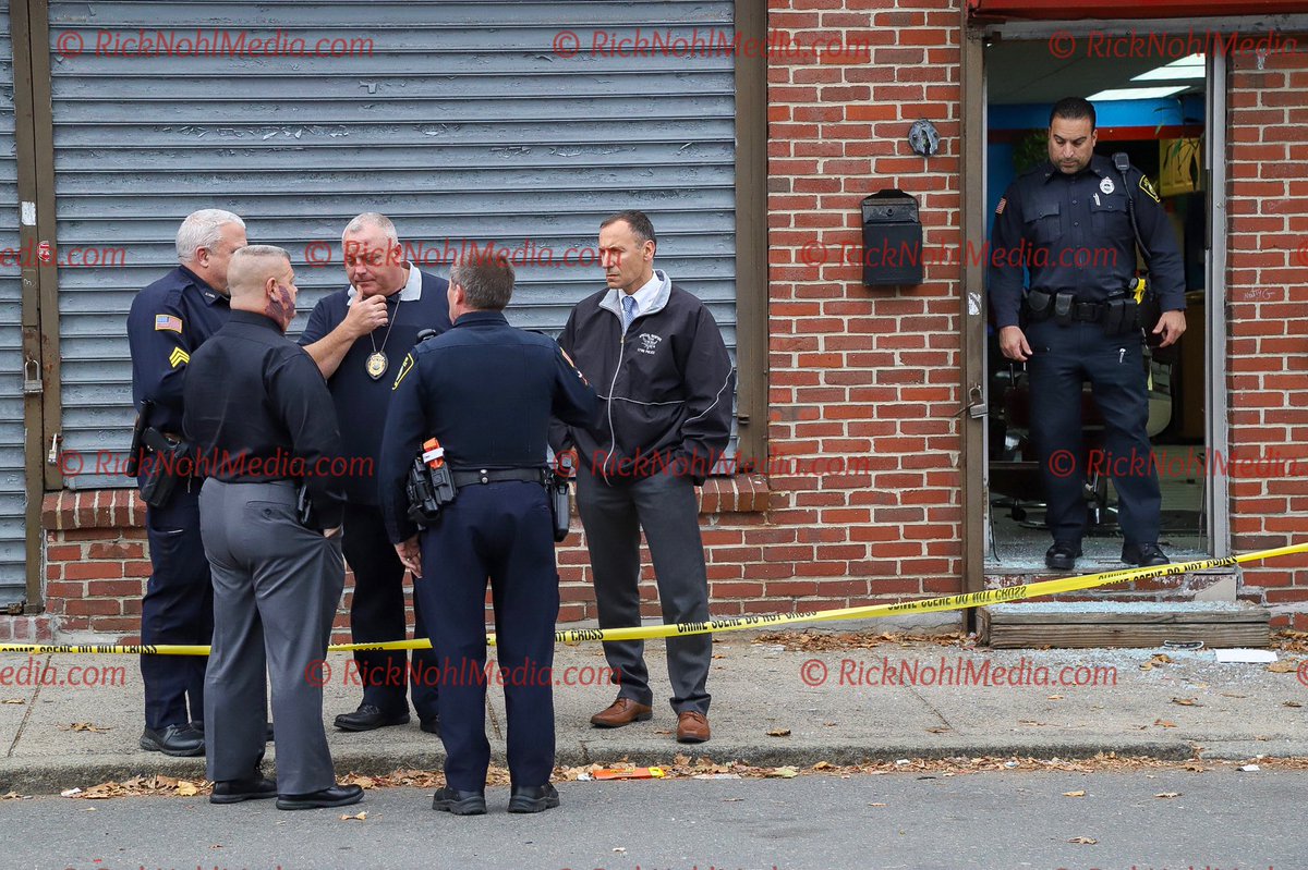 Lynn MA double shooting inside Rudy's Barbershop on Lewis St. Active investigation by Lynn PD underway.