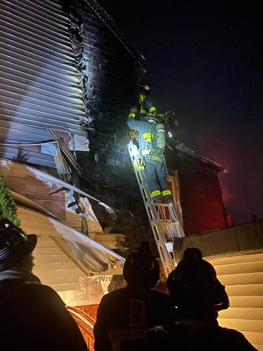 Boston Fire Dept.:At approximately 11:25 companies on arrival had fire showing from the basement to the top floor at 296 Princeton St . In East Boston a 2nd alarm was ordered