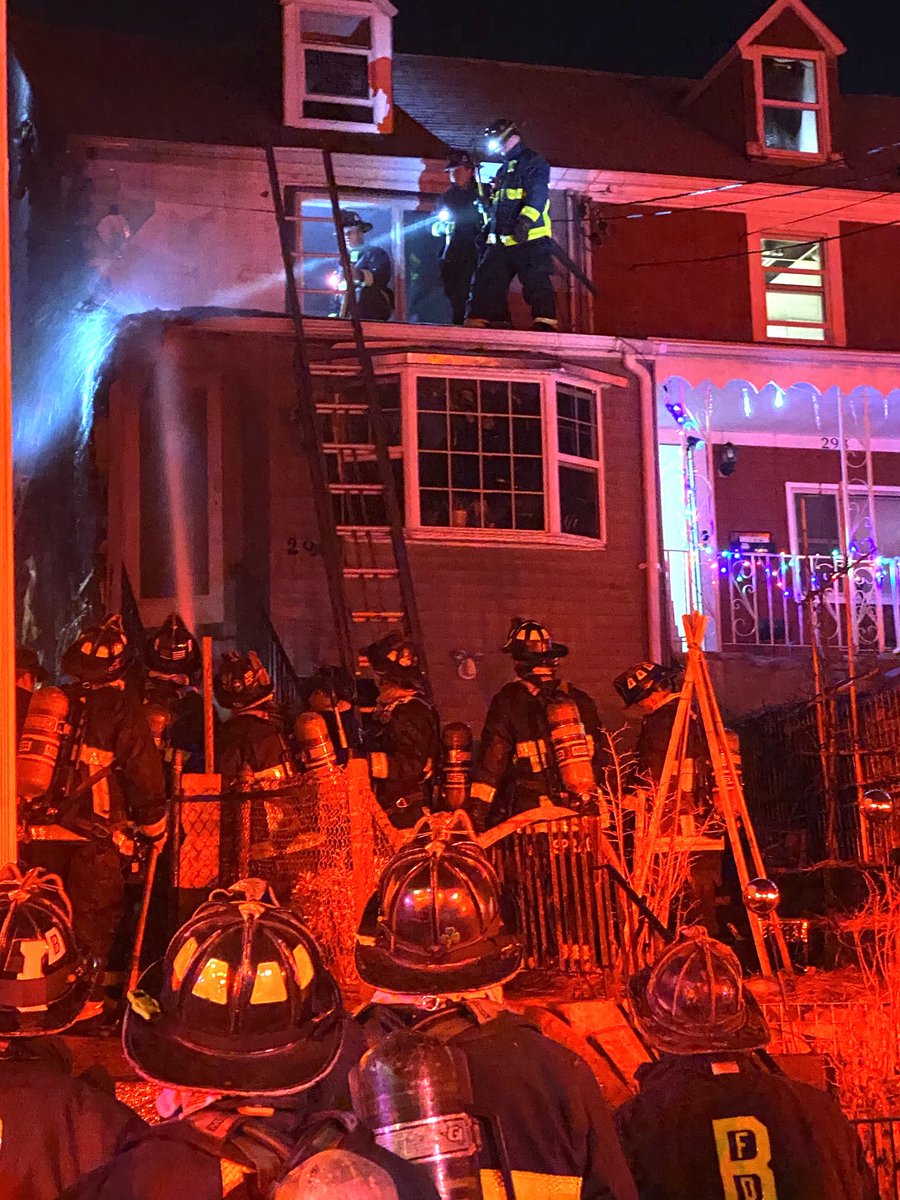 Boston Fire Dept.:At approximately 11:25 companies on arrival had fire showing from the basement to the top floor at 296 Princeton St . In East Boston a 2nd alarm was ordered