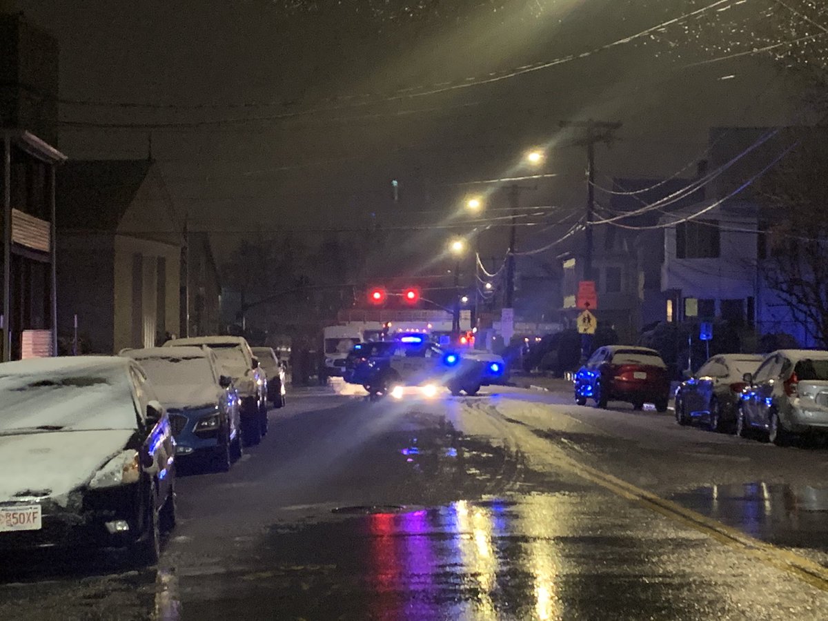 Police investigation underway in Medford near the St. Clements Church. 