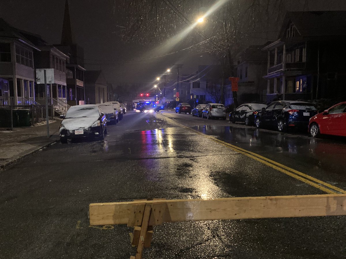 Police investigation underway in Medford near the St. Clements Church. 