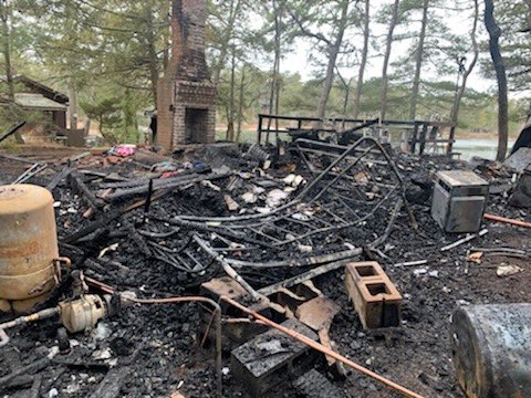It's been a very busy morning for firefighters in Plymouth. They battled 2 house fires simultaneously. Chief Bradley tells the call for this fire on Cranford Road in Myles Standish State Forest alarm came in around 6:15. This was a vacant summer home