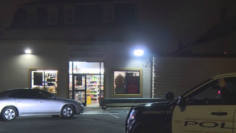 FallRiverPD investigating shooting following grocery store break-in overnight  Big Bazaar Indian Grocery on North Main Street.