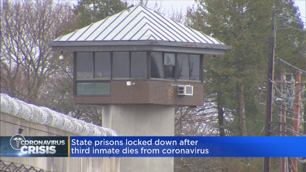 A third inmate in MA prisons has died from coronavirus prompting officials to limit inmates' movements inside state prisons. 