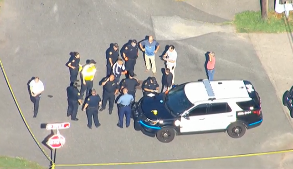 Multiple police officers were stabbed this morning in an incident in Saugus, Massachusetts. 