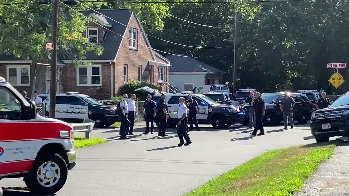 Crime scene in the area of 29 Tuttle Street was still active; Suspect in custody