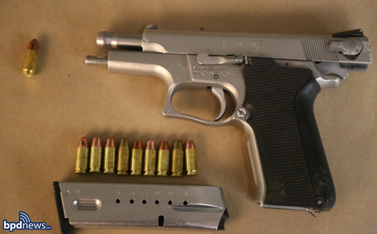 Officers Recover a Firearm after a Motor Vehicle Stop in the area of Guild Street and Malcolm X Boulevard in Roxbury.    