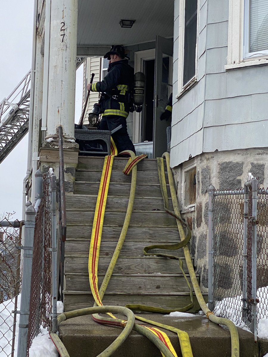 Boston Fire Dept.:Companies arrived to 127 Magnolia St with smoke showing. Crew had fire on 1st floor extending to 2nd floor. A 2nd alarm was struck