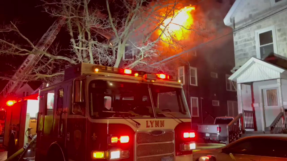 2nd alarm fire Lynn Ma, 3 decker on Murphy Way Lynn,Massachusetts ...