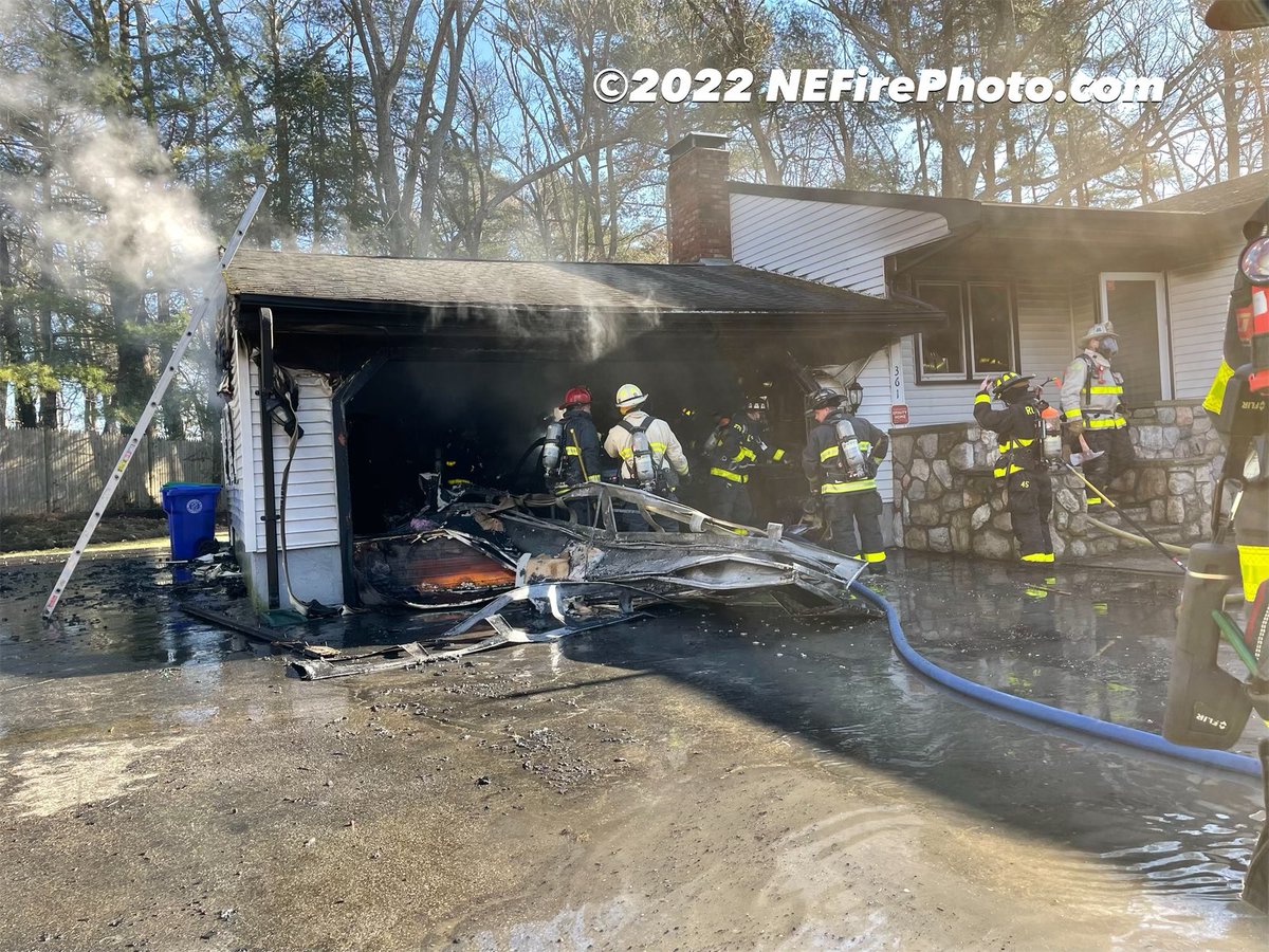 2nd Alarm Rockland MA on W Pleasant Street earlier this afternoon. 