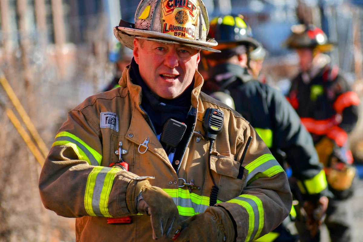 Lawrence Firefighter's with assistance of Mutual Aid Companies working at a 2nd Alarm on S.Canal St self  storage facility