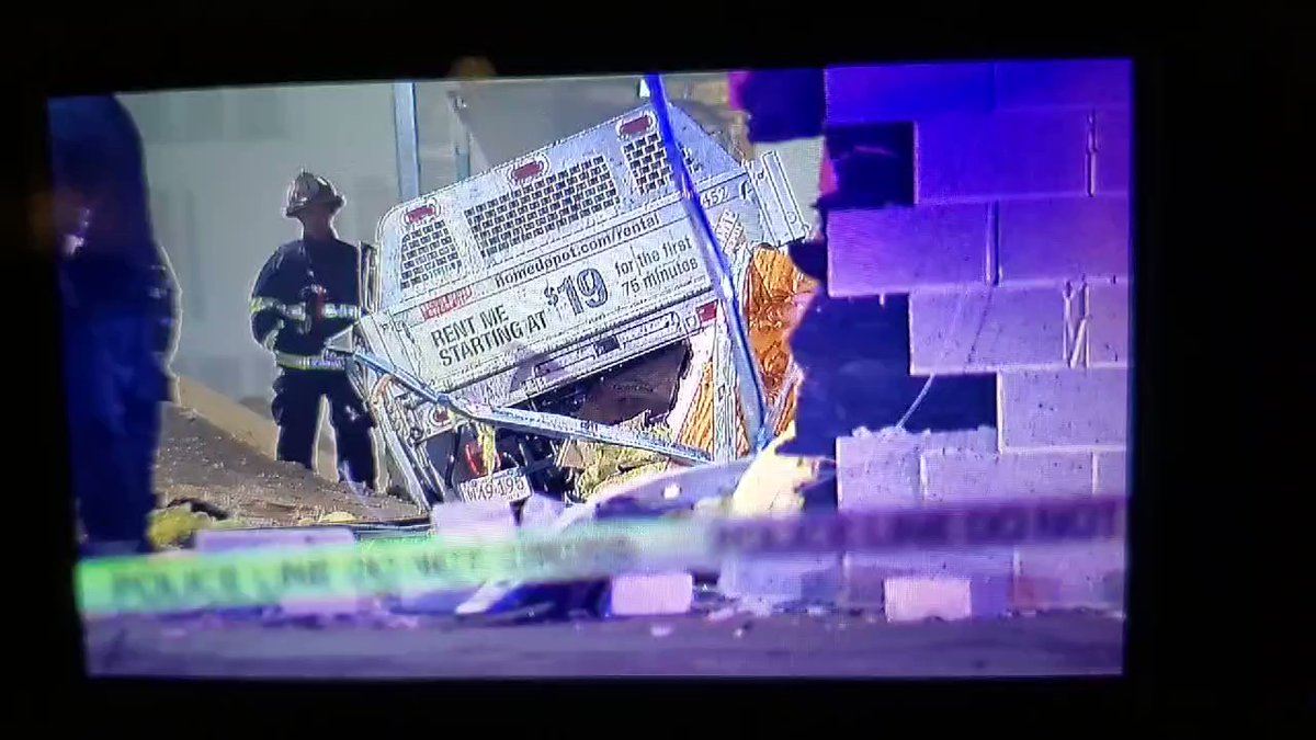 Home Depot truck crashed through an unoccupied storefront at the Bristol Place Shopping Center in Attleboro, MA (along Rt. 1A). Attleboro Police say the truck was being driven by a Home Depot employee. They're still trying to determine how this happened