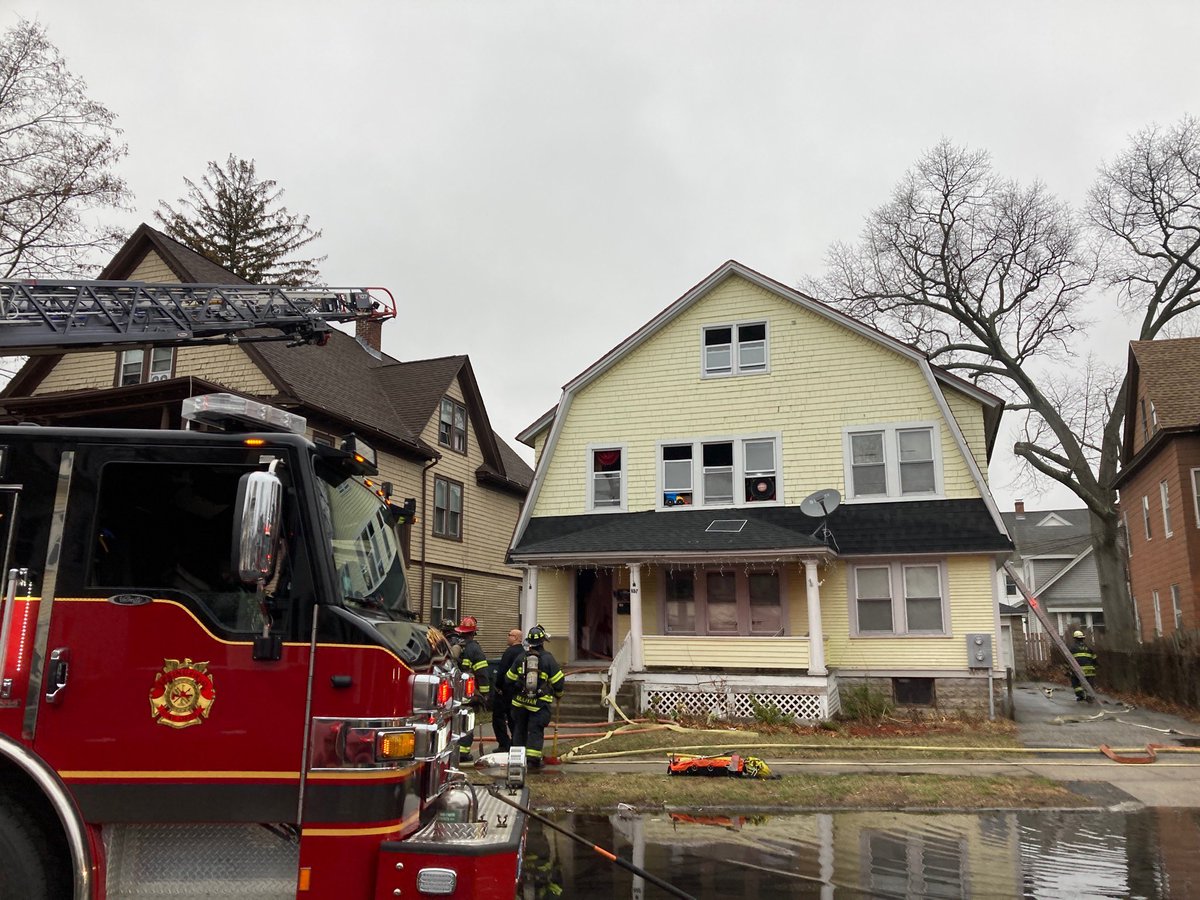 857 Belmont Ave. fire has been extinguished. There are no reported injuries fire appears to have started in the kitchen Springfield Arson And Bomb Squad is investigating