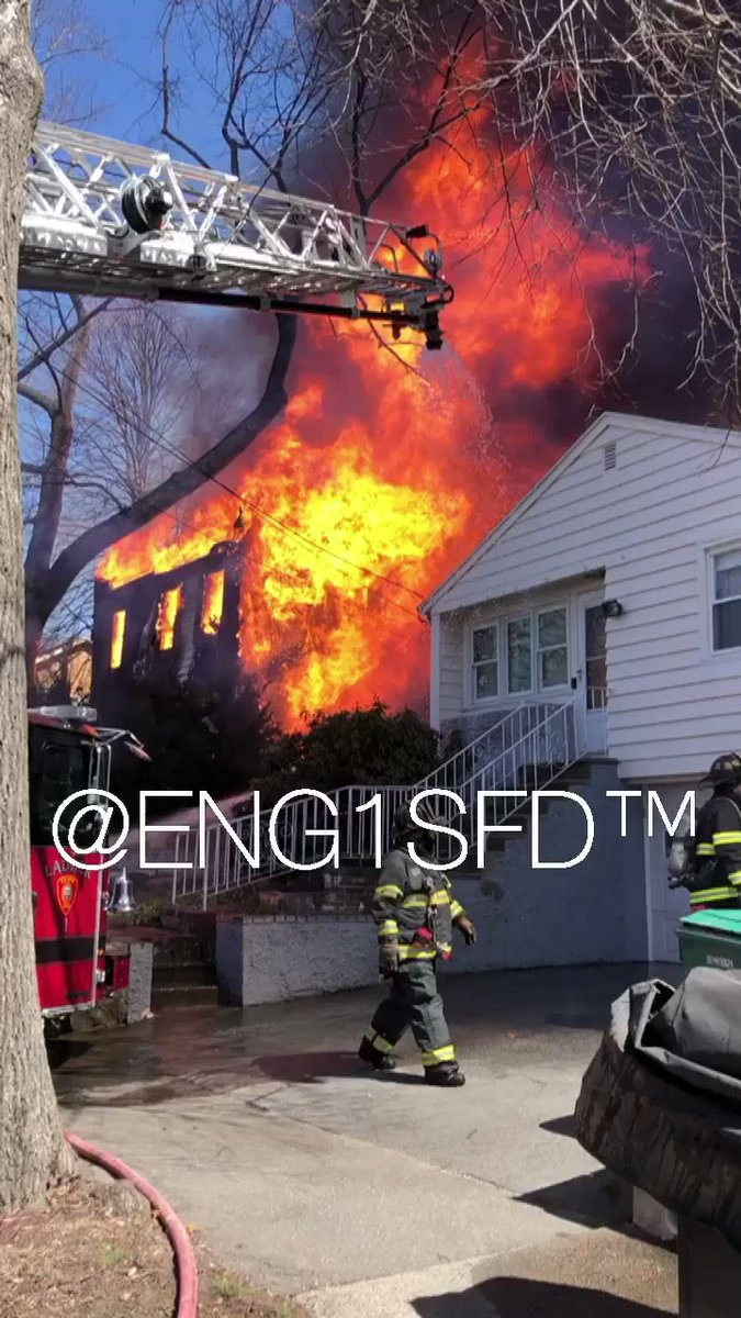 Lynn MA, A video clip from the multiple alarm fire today @ 30 Broadway, the house collapsed in a total loss. The fire department's hands were tied because of a severe water supply problem and they worked frantically to try to overcome it