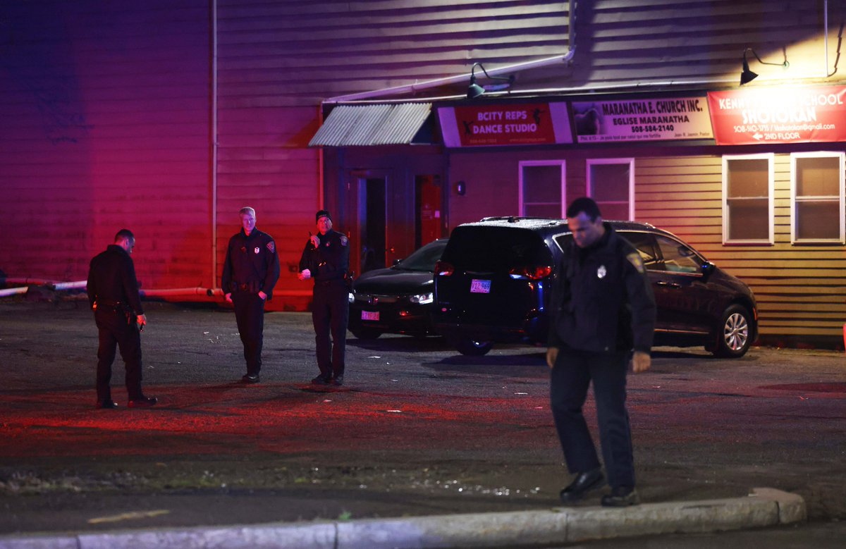 A female was shot inside a Hyundai Sonata at Lawrence and Skinner streets in Brockton