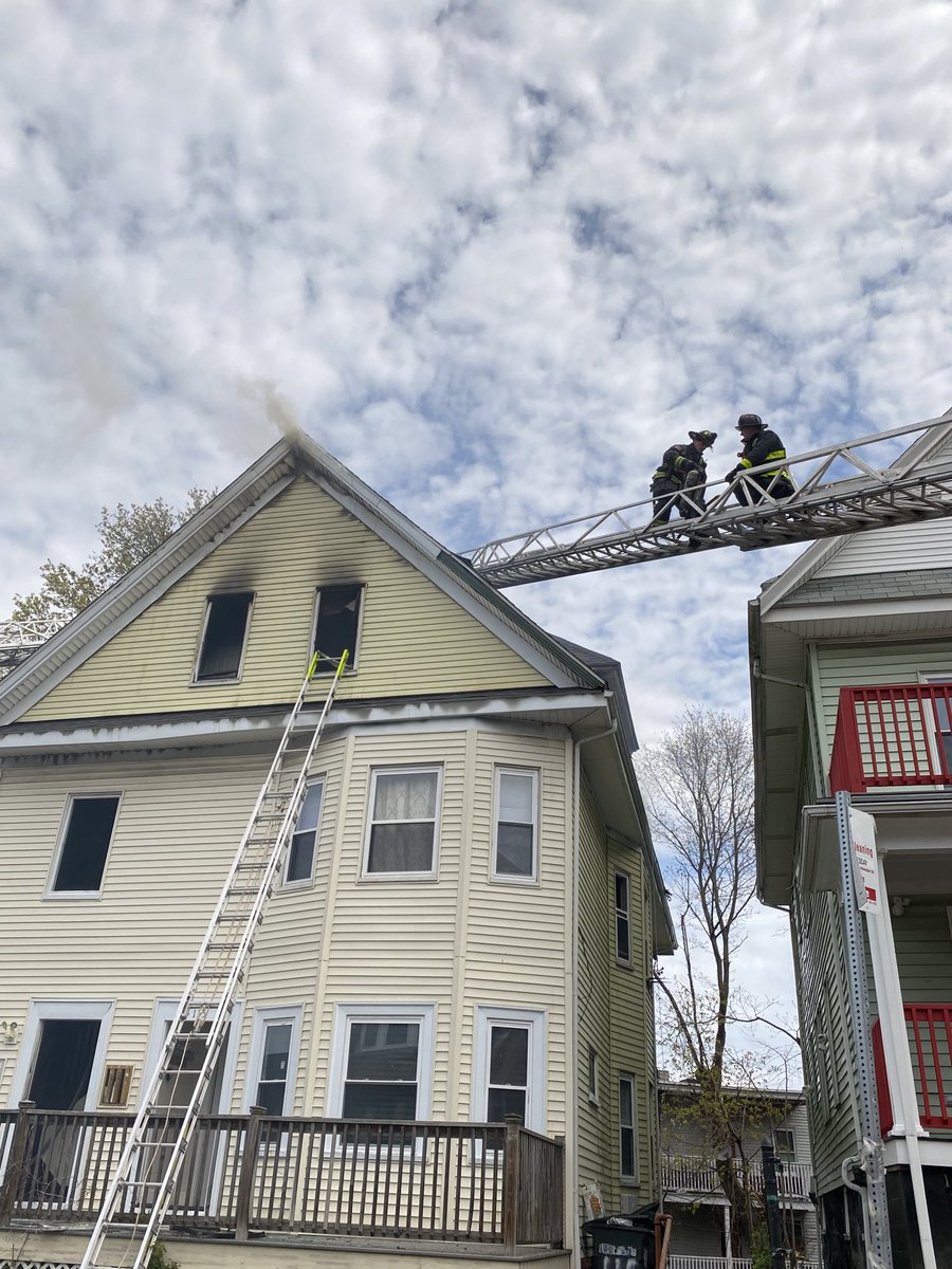 Boston Fire Dept.:Heavy fire knocked down . All companies are working major overhauling being done