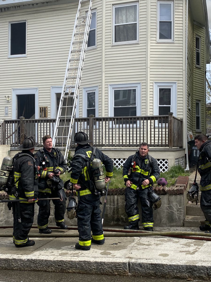 Boston Fire Dept.:Heavy fire knocked down . All companies are working major overhauling being done