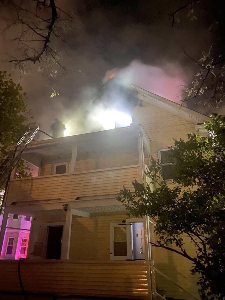Boston Fire Dept.:At approximately 11:45 Fire in the rear of 87-89 Codman Hill Ave Dor . 1 resident was transported by ⁦@BOSTON_EMS⁩ . 2 residents were displaced. The cause of the fire is under investigation
