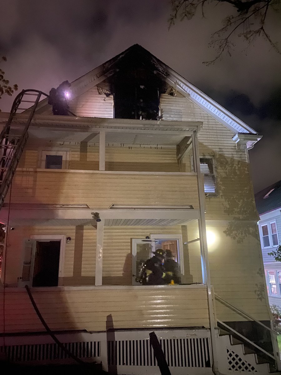 Boston Fire Dept.:At approximately 11:45 Fire in the rear of 87-89 Codman Hill Ave Dor . 1 resident was transported by ⁦@BOSTON_EMS⁩ . 2 residents were displaced. The cause of the fire is under investigation