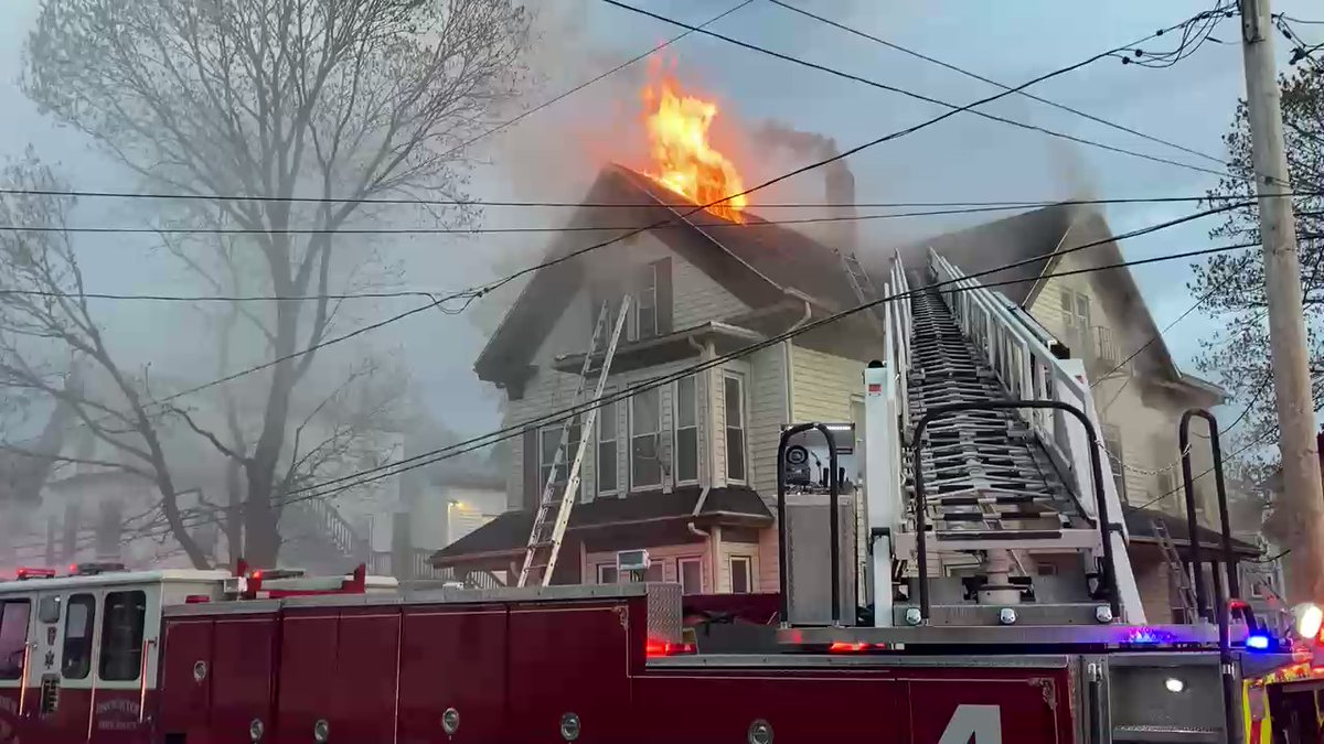 Brockton:2-alarm house fire on Lexington Street