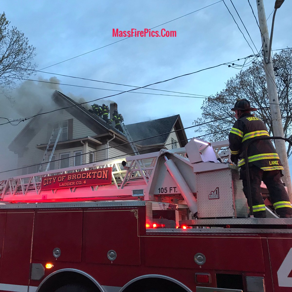 3rd Alarm Brockton Ma. 129 Highland Street