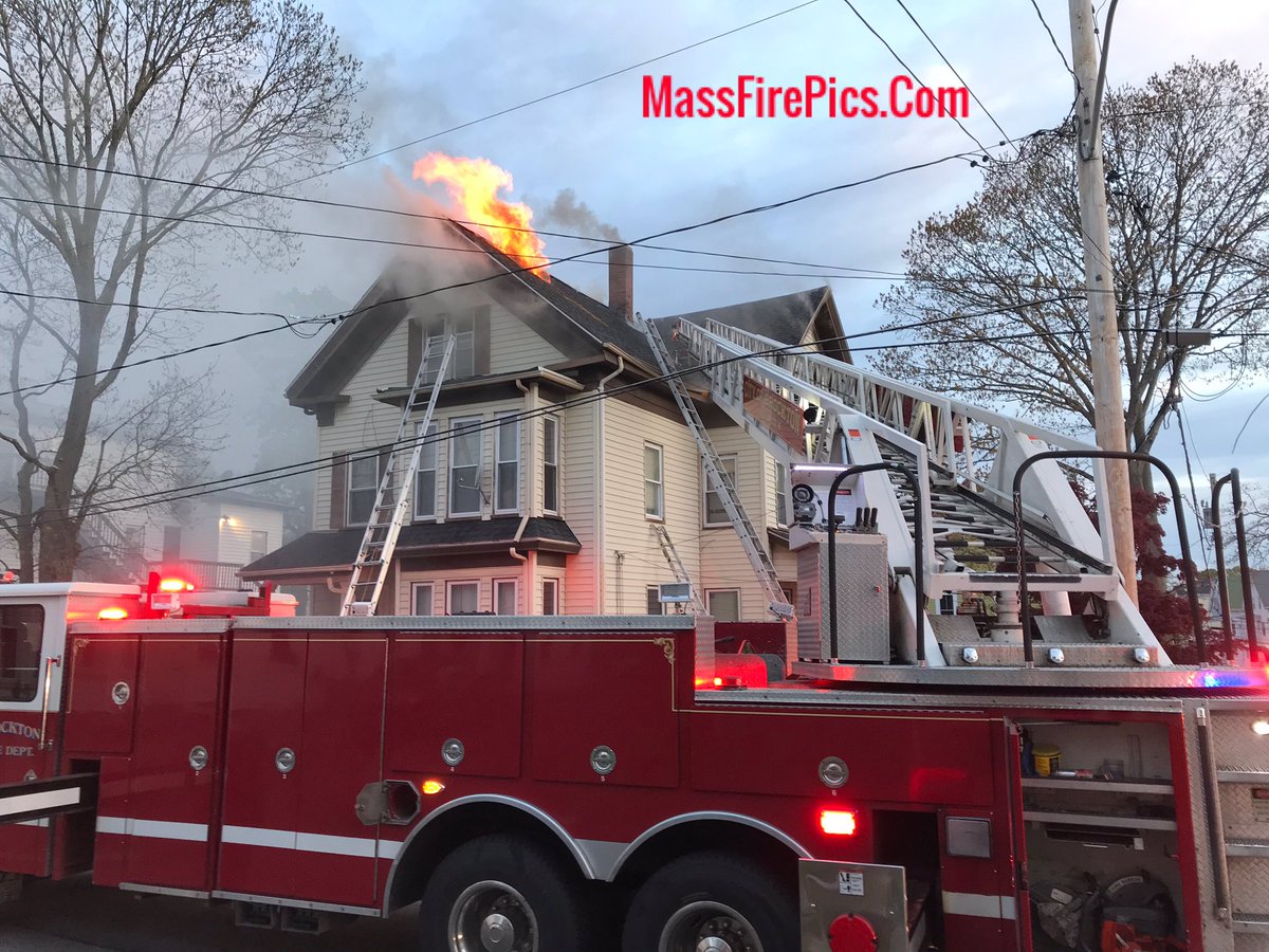 3rd Alarm Brockton Ma. 129 Highland Street from around 05:30am this morning