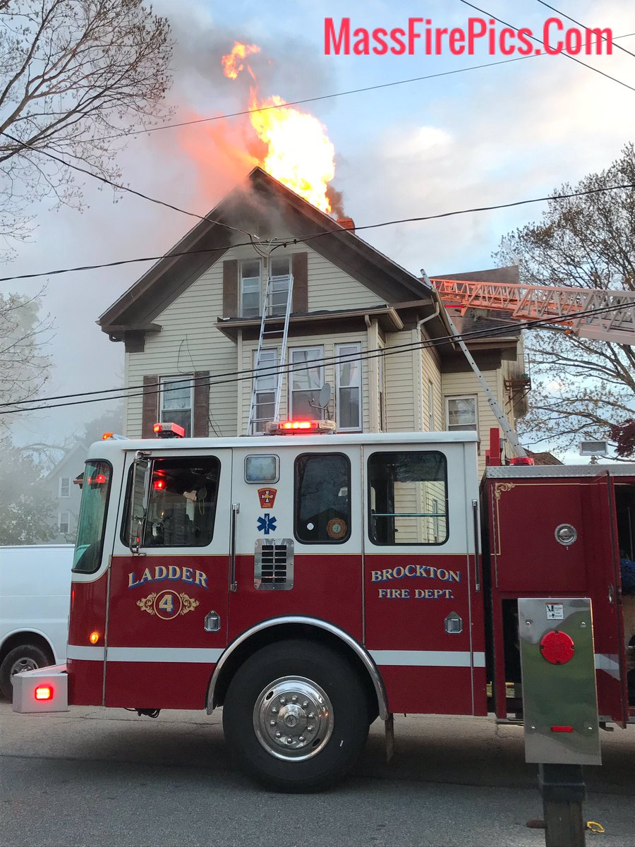 3rd Alarm Brockton Ma. 129 Highland Street from around 05:30am this morning