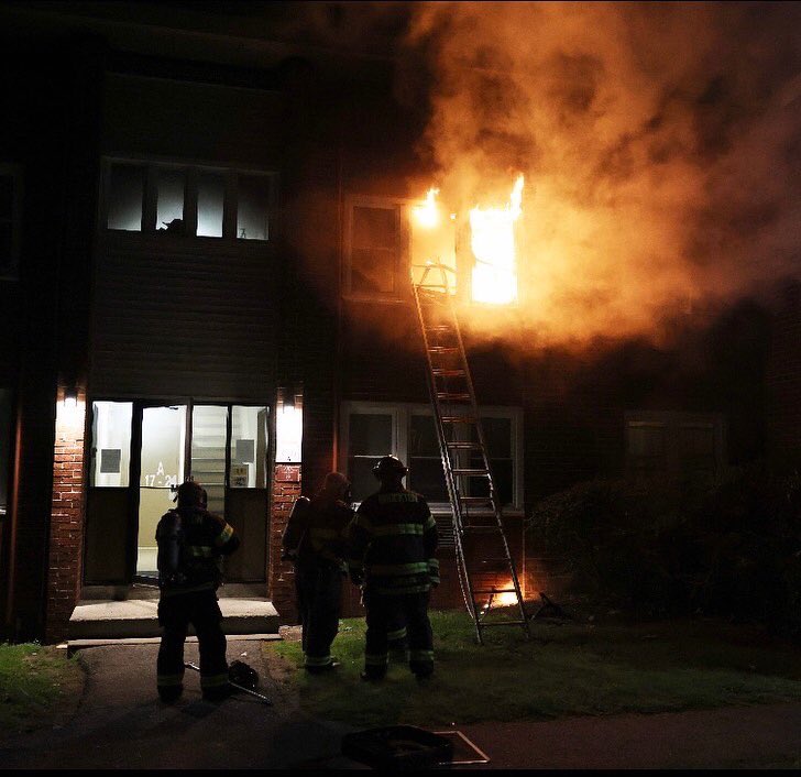 Apartment fire at Davis Commons Building A, 165 Carl Avenue, Brockton, on Friday, May 20, 2022
