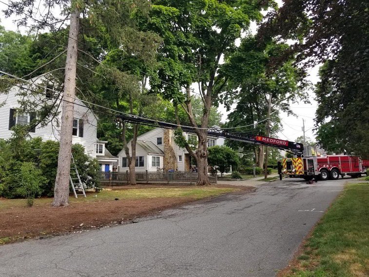 The Medford Fire Department responded this morning to the corner of Hatch Rd and Wyman St for a fire in a second floor bathroom. The cause is undetermined but fortunately firefighters were able to put a quick stop to the incident. There are no reported injuries at this time