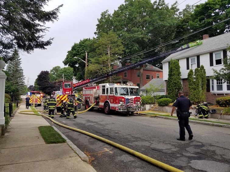 The Medford Fire Department responded this morning to the corner of Hatch Rd and Wyman St for a fire in a second floor bathroom. The cause is undetermined but fortunately firefighters were able to put a quick stop to the incident. There are no reported injuries at this time