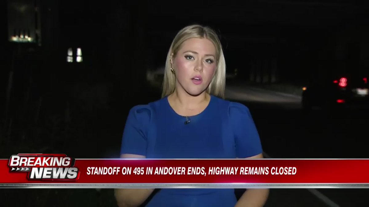 @MassStatePolice reports the suspect in last night's I-495 standoff has died after shooting himself during crisis negotiations. Anthony Miele of Quincy was bank robbery suspect, MSP pursuit began last night after spotting his car in Methuen