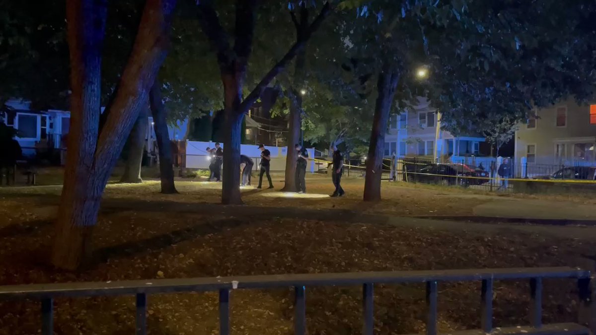 Boston police are investigating a shooting in Dorchester that left a teenager dead. They say it happened around 7:30 pm near a playground on Ellington and Eerie streets. Investigators seen looking for evidence including possible stray bullets that may have hit nearby homes