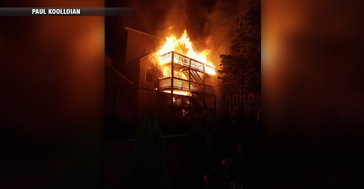 A firefighter was injured and 30 people have been displaced after fire broke out in a large duplex on Blossom St in Chelsea. 