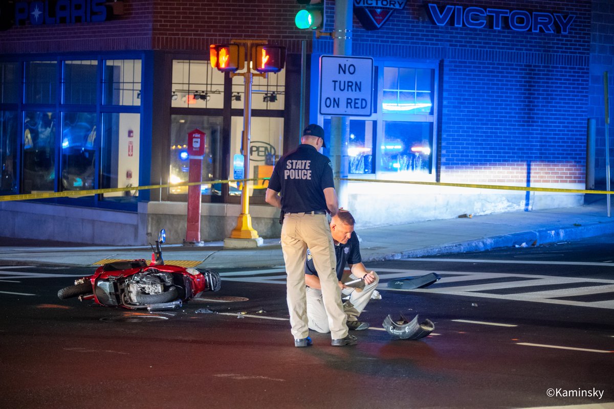 Investigation underway in Revere following an accident involving a moped. 