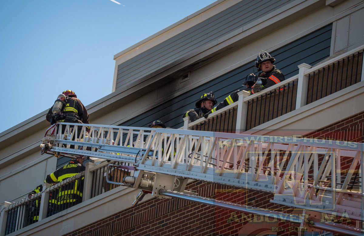 Quickly extinguished a 4th floor balcony fire at The Postmark Condos, 8 Sanborn St this afternoon. 3 alarms were struck bringing the necessary manpower to bring the fire under control in short order. No injuries reported  