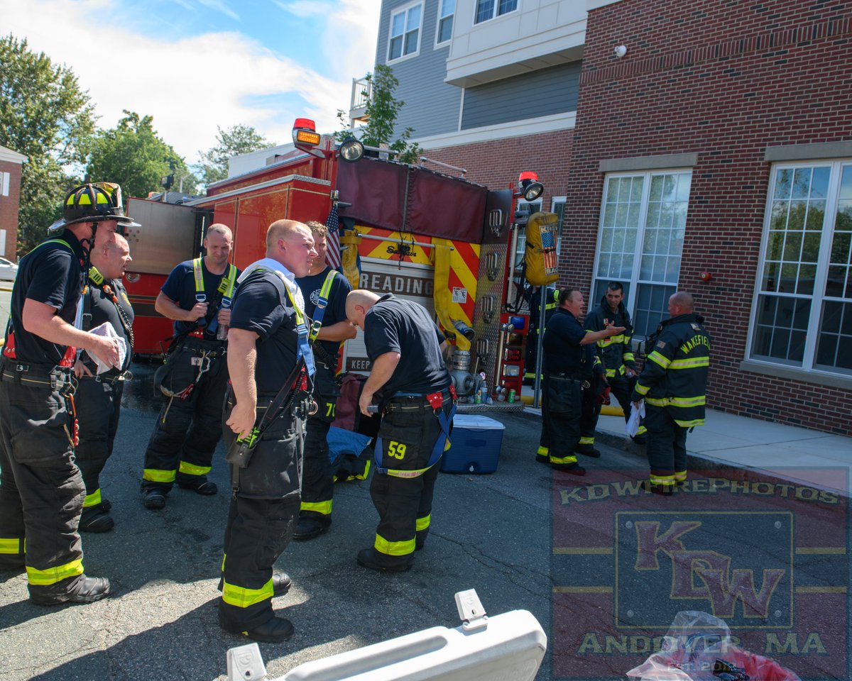 Quickly extinguished a 4th floor balcony fire at The Postmark Condos, 8 Sanborn St this afternoon. 3 alarms were struck bringing the necessary manpower to bring the fire under control in short order. No injuries reported  