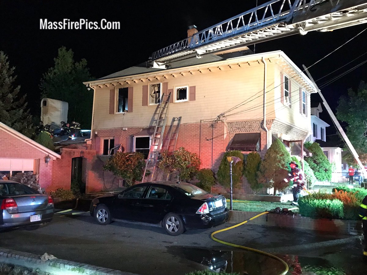 2nd Alarm Brockton Ma. 32 Tripp Ave. Eng-5 had Fire showing from the rear on arrival of a 2 story brick/wood house