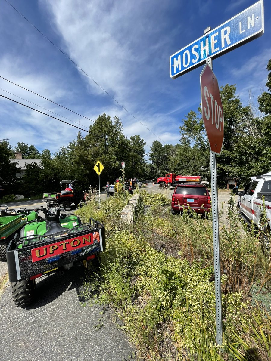 Back on scene for Day 3 of the Marlborough brush fire on Concord Rd