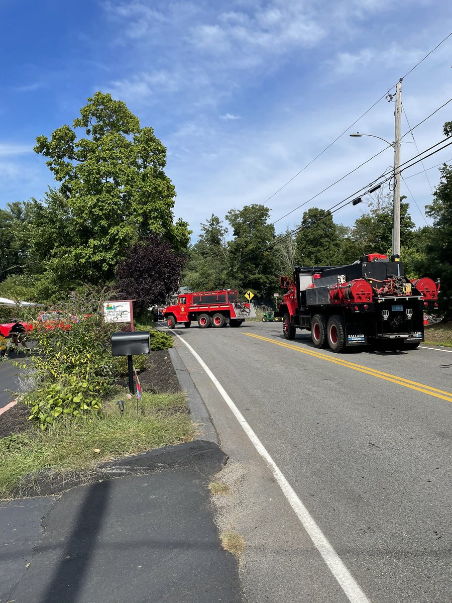 Back on scene for Day 3 of the Marlborough brush fire on Concord Rd